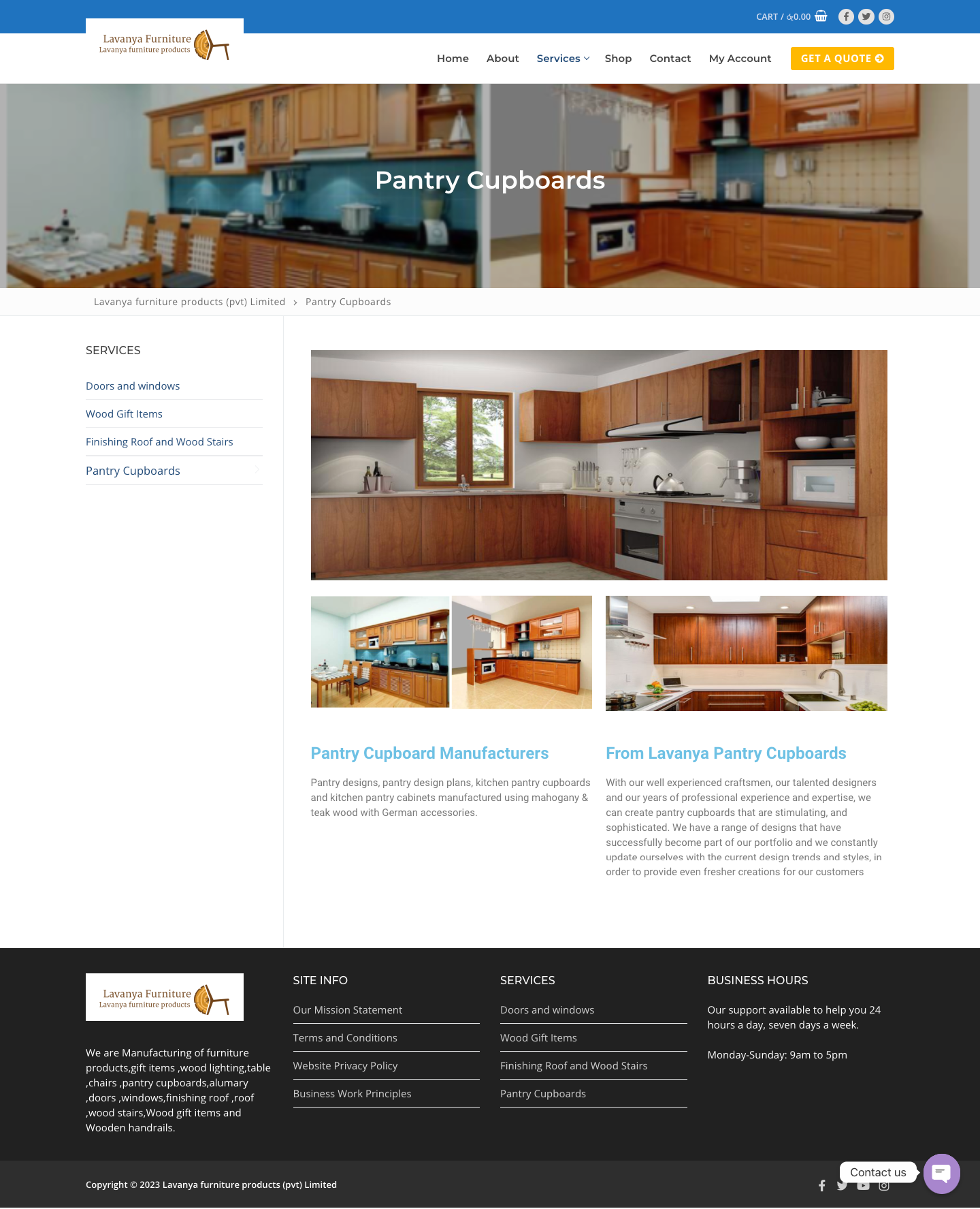 Woocommerce wordpress website
